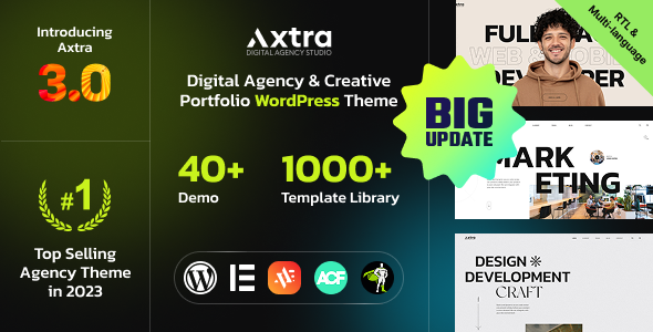 Axtra | Digital Agency Creative Portfolio Theme Logo